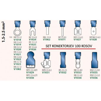 Konektor set 1,5-2,5mm2
