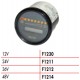 Indikator baterije 12-48V z merilcem ur